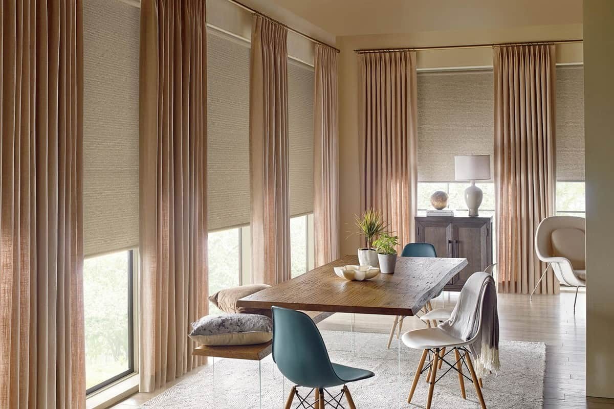 Hunter Douglas Design Studio™ Side Panels & Drapery with beautiful colors near Jackson, Wyoming (WY)