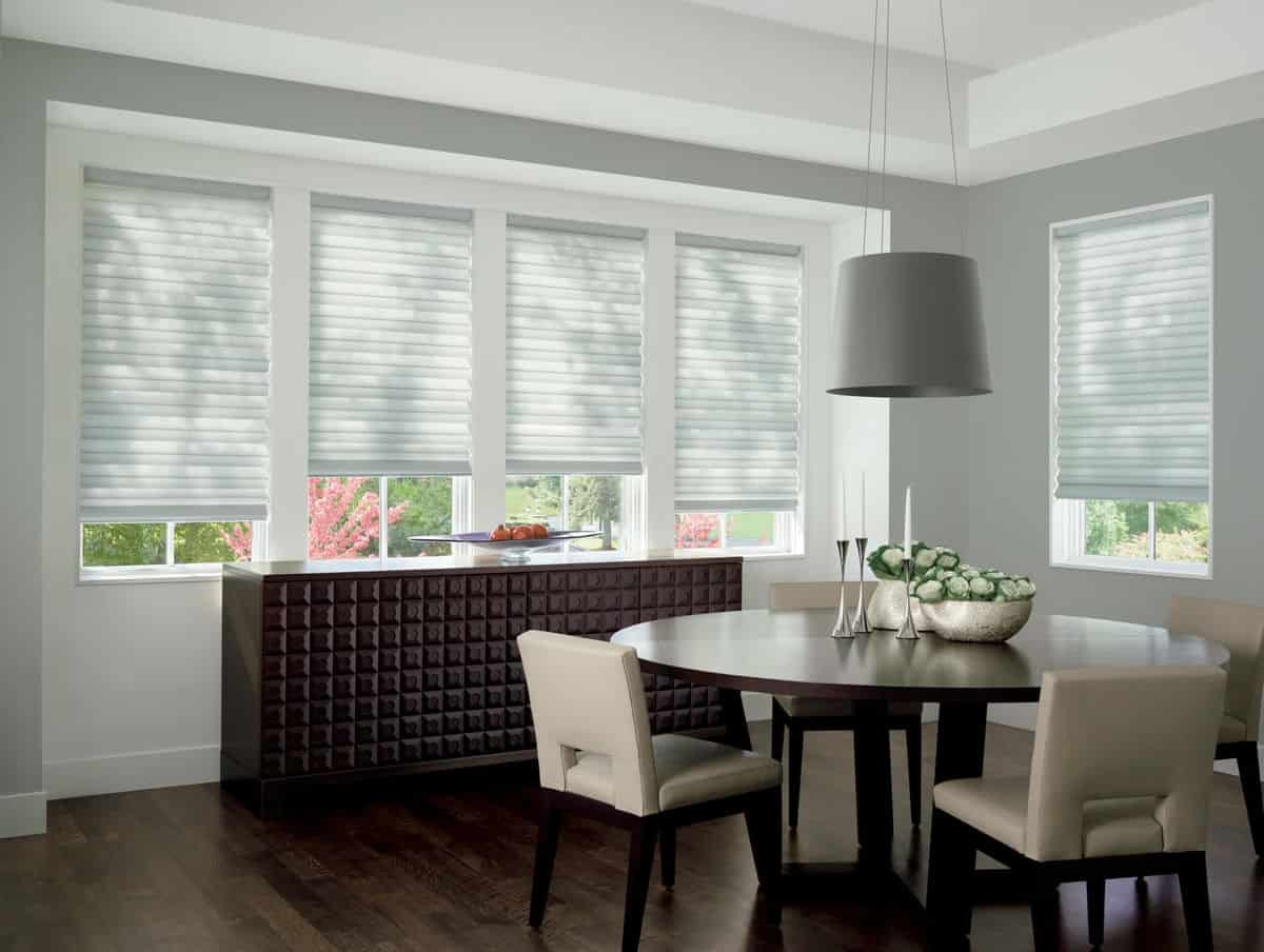 Hunter Douglas Solera® Soft Shades, Roman shades, black out shades near Jackson, Wyoming (WY)